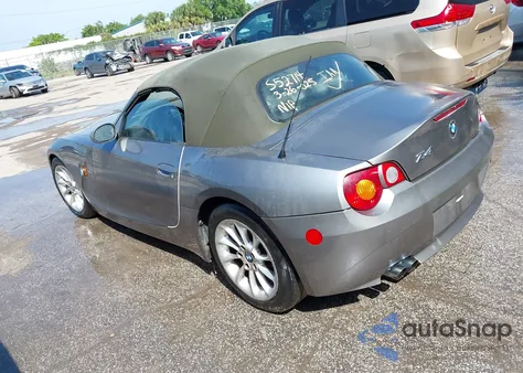 2004 BMW Z4 2.5I from USA, damaged, VIN 4USBT33544LS52714